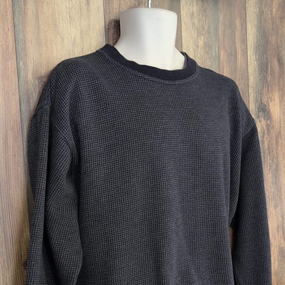 Knights Sportswear Crewneck Waffle Knit Style Dress Sweat Shirt XL   P352